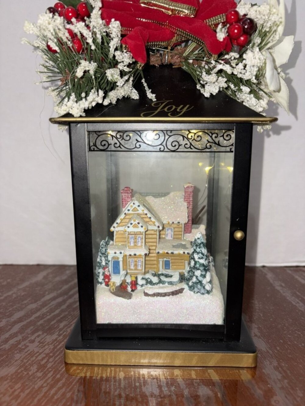 Thomas Kinkade Lantern Joy  Bradford Exchange Christmas Sparkle Of The Season